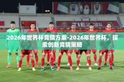 2026年世界杯竞猜方案-2026年世界杯，探索创新竞猜策略