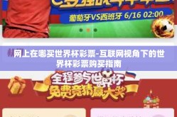 网上在哪买世界杯彩票-互联网视角下的世界杯彩票购买指南