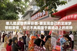 哪儿能买世界杯彩票-要实现自己的足球梦想和激情，早已不再局限于赛场边上的欢呼助威，更激进的方式是参与其中——买一张世界杯彩票，相信运气与智慧能让自己成为那匹黑马。那么，问题来了，哪里能买世界杯彩票？
