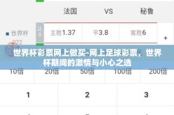 世界杯彩票网上做买-网上足球彩票，世界杯期间的激情与小心之选