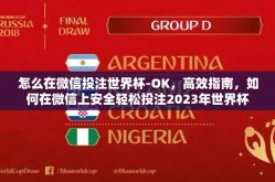 怎么在微信投注世界杯-OK，高效指南，如何在微信上安全轻松投注2023年世界杯