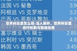 世界杯彩票怎么赔-深入解析，世界杯彩票赔付机制与策略指南