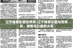 辽宁体育彩票世界杯-辽宁体育彩票与世界杯，激情与公益的火花