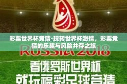 彩票世界杯竞猜-玩转世界杯激情，彩票竞猜的乐趣与风险并存之旅