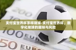 支付宝世界杯怎样赌球-支付宝世界杯，数字化赌球的趣味与风险