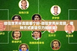 微信世界杯竞猜哪个好-微信世界杯竞猜，哪种方式更吸引力和收益?