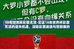 18年世界杯彩票无法-见证18年世界杯彩票无法的遗失机遇，深陷彩票迷途与世联赛的错失