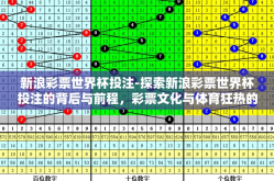 新浪彩票世界杯投注-探索新浪彩票世界杯投注的背后与前程，彩票文化与体育狂热的交汇