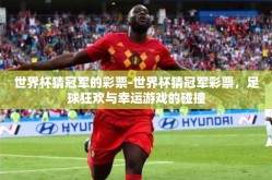 世界杯猜冠军的彩票-世界杯猜冠军彩票，足球狂欢与幸运游戏的碰撞