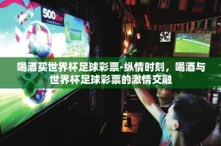 喝酒买世界杯足球彩票-纵情时刻，喝酒与世界杯足球彩票的激情交融