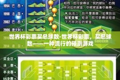 世界杯彩票买总球数-世界杯彩票，买总球数——一种流行的预测游戏