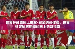 世界杯彩票网上做买-安全购彩体验，世界杯足球赛期间的网上购彩指南