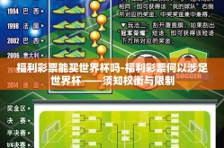 福利彩票能买世界杯吗-福利彩票何以涉足世界杯——须知权衡与限制