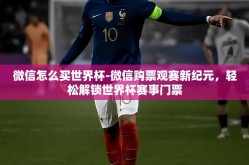 微信怎么买世界杯-微信购票观赛新纪元，轻松解锁世界杯赛事门票
