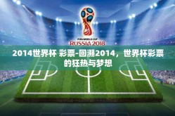 2014世界杯 彩票-回溯2014，世界杯彩票的狂热与梦想