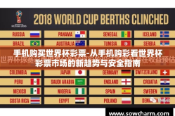 手机购买世界杯彩票-从手机购彩看世界杯彩票市场的新趋势与安全指南