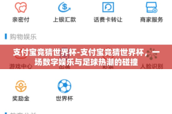 支付宝竞猜世界杯-支付宝竞猜世界杯，一场数字娱乐与足球热潮的碰撞