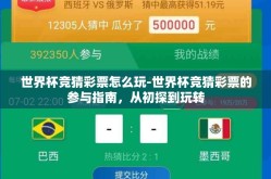 世界杯竞猜彩票怎么玩-世界杯竞猜彩票的参与指南，从初探到玩转