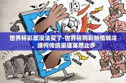 世界杯彩票没法买了-世界杯购彩热情转冷，缘何传统渠道戛然止步