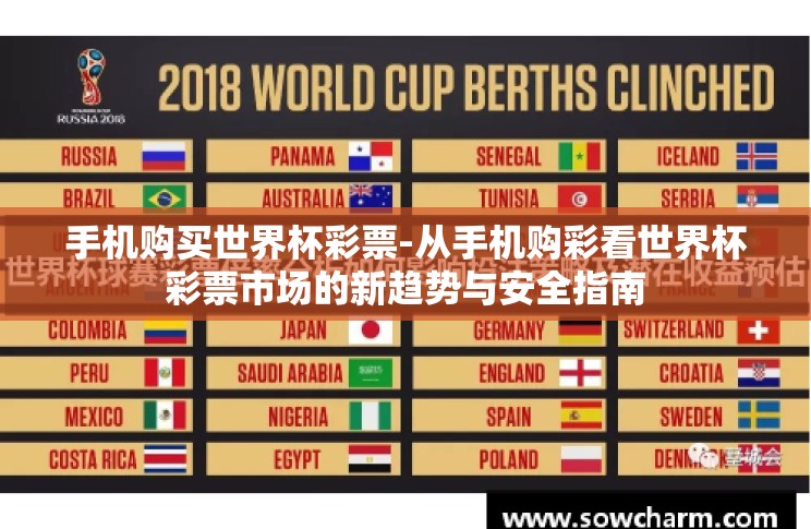手机购买世界杯彩票-从手机购彩看世界杯彩票市场的新趋势与安全指南 手机购买世界杯彩票-从手机购彩看世界杯彩票市场的新趋势与安全指南
