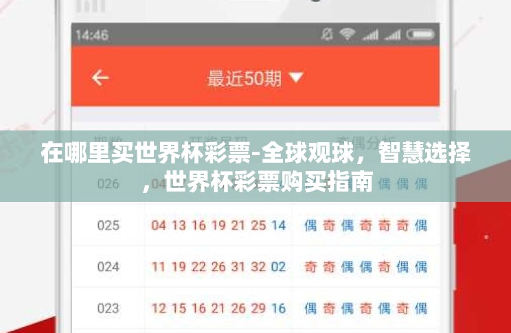 在哪里买世界杯彩票-全球观球，智慧选择，世界杯彩票购买指南
