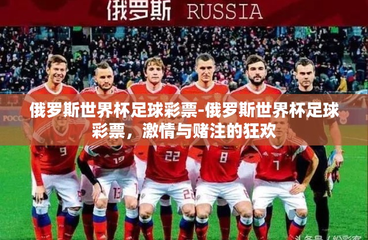 俄罗斯世界杯足球彩票-俄罗斯世界杯足球彩票，激情与赌注的狂欢