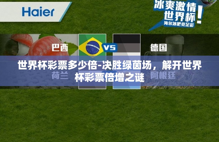 世界杯彩票多少倍-决胜绿茵场,解开世界杯彩票倍增之谜 世界杯彩票多少倍-决胜绿茵场,解开世界杯彩票倍增之谜