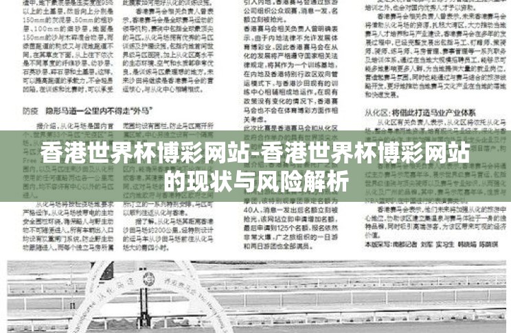 香港世界杯博彩网站-香港世界杯博彩网站的现状与风险解析