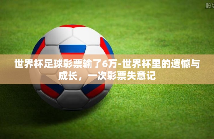 世界杯足球彩票输了6万-世界杯里的遗憾与成长,一次彩票失意记 世界杯足球彩票输了6万-世界杯里的遗憾与成长,一次彩票失意记