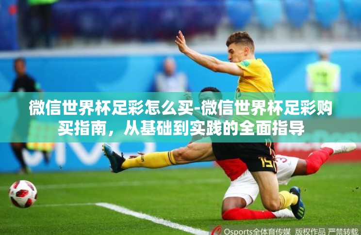 微信世界杯足彩怎么买-微信世界杯足彩购买指南,从基础到实践的全面指导 微信世界杯足彩怎么买-微信世界杯足彩购买指南,从基础到实践的全面指导