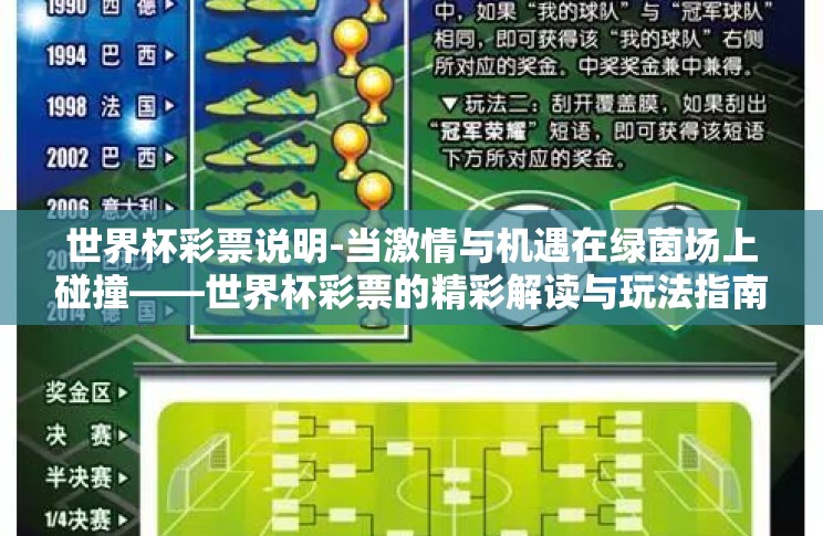 世界杯彩票说明-当激情与机遇在绿茵场上碰撞——世界杯彩票的精彩解读与玩法指南 世界杯彩票说明-当激情与机遇在绿茵场上碰撞——世界杯彩票的精彩解读与玩法指南